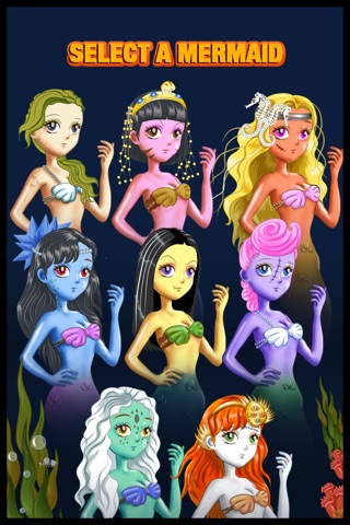 A Mermaid Fins Dress-up Salon! - Fairy tale bubble world of fashion style & make-up me for kids screenshot 4