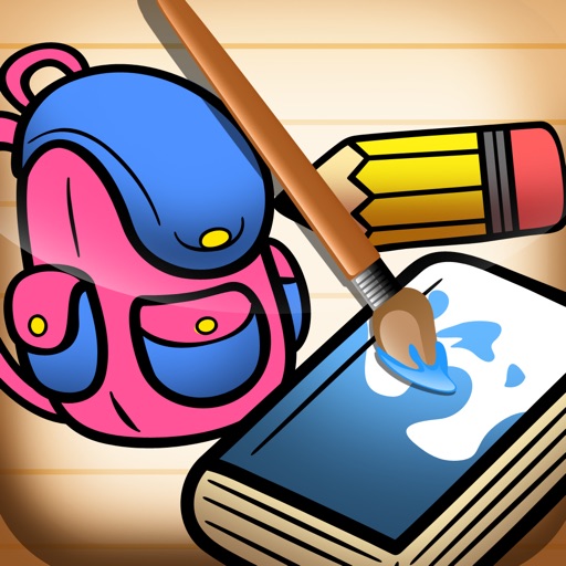 At school coloring book for children iOS App