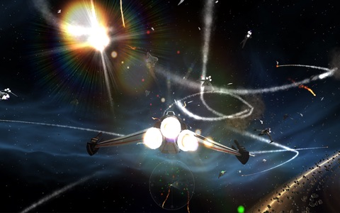 Space Warfare Sim - Asteroid Storm screenshot 4