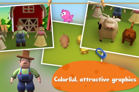 Farmer In The Dell: 3D Interactive Story Book For Children in Preschool to Kindergarten HD screenshot 3