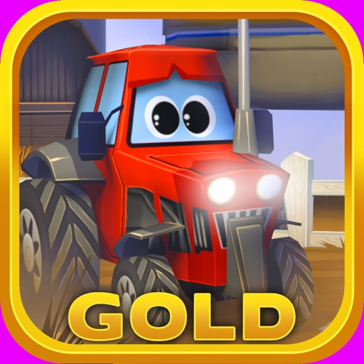 Little Tractor in Action Gold: Best 3D Free Driver Game for Kids iOS App