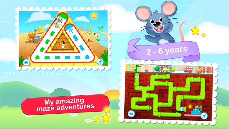 Toddler Maze 123 Pocket - Children Animated Puzzle