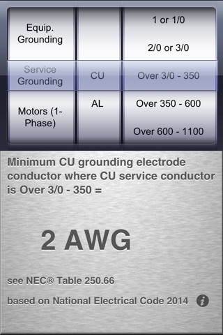 A NEC® 2014 Quick Reference screenshot 2