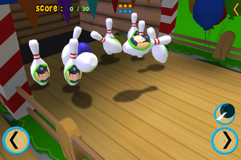 Dolphin bowling for children - free game screenshot 3