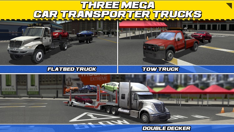 Car Transport Truck Parking Simulator - Real Show-Room Driving Test Sim Racing Games