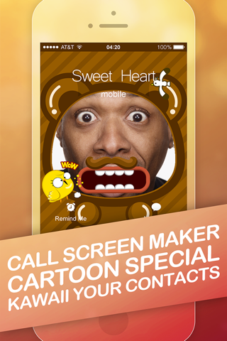 Call Screen Maker Pro - Cute Cartoon Special for iOS 8 screenshot 4