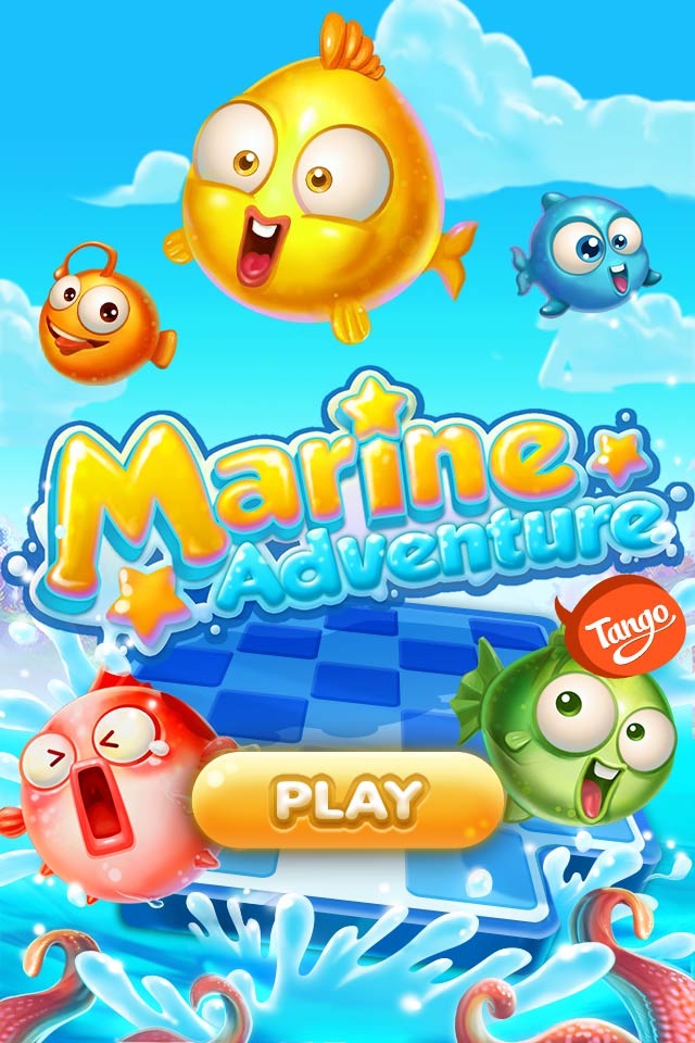 Marine Adventure -- Collect and Match 3 Fish Puzzle Game for TANGO screenshot 2