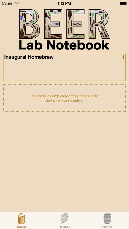Beer Lab Notebook
