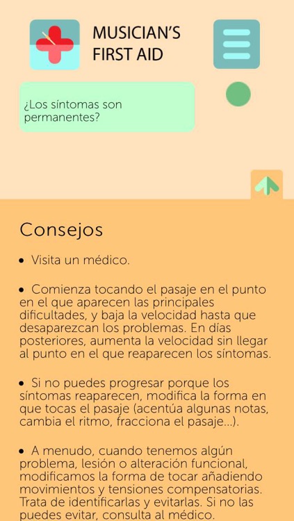 Musician's First Aid - Castellano (para iPhone) screenshot-3