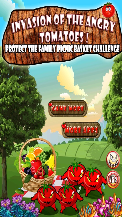 Invasion of the Angry Tomatoes! Protect the Family Picnic Basket Challenge