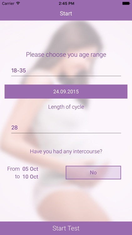 Test for Pregnancy