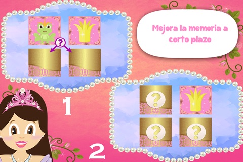 Play with Princess Zoe Memo Game for toddlers and preschoolers screenshot 2