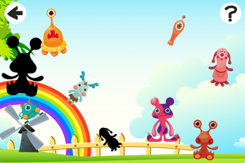 A Cute Monsters Shadow Game to Play and Learn for Children screenshot 3