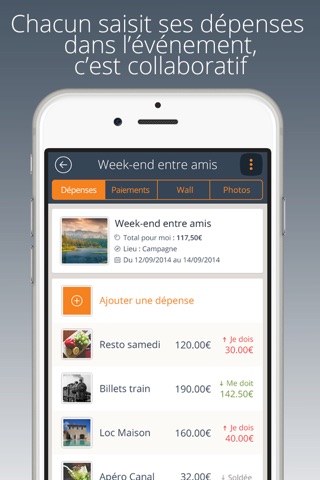 Monexion - Comptes et paiements entre amis – Cagnottes – Gratuit screenshot 2