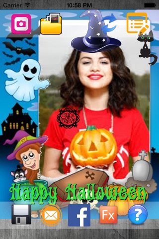 Halloween Photo - make a Trick or Treat pic screenshot 4