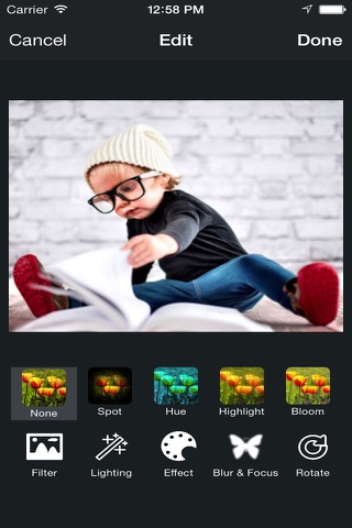 Insta Camera Pro - Photo editor retouch and filter effect screenshot 3