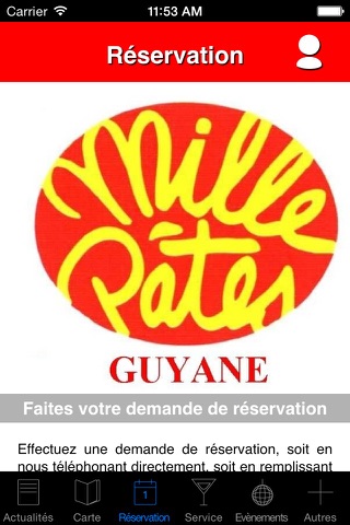 Restaurants Mille Pâtes Guyane screenshot 2