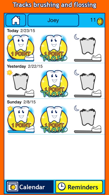 Toothbrush Buddies - Timer, Tracker and Floss Guide screenshot-3