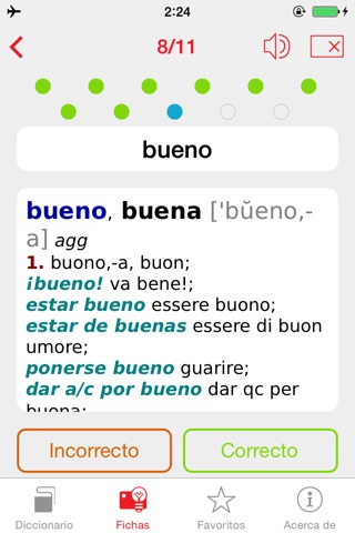 Italian <-> Spanish Berlitz Basic Talking Dictionary screenshot 4