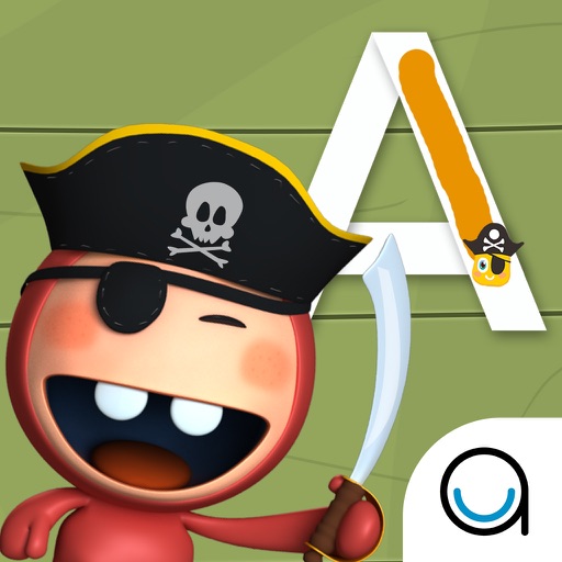 Icky the Pirate -  Treasure Trace - Learn to write Uppercase ABC - Lesson 2 of 3 Icon