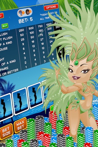 Caribbean Casino Video Poker LIVE - Free World Tournament Jackpot Bonus Card Game screenshot 2