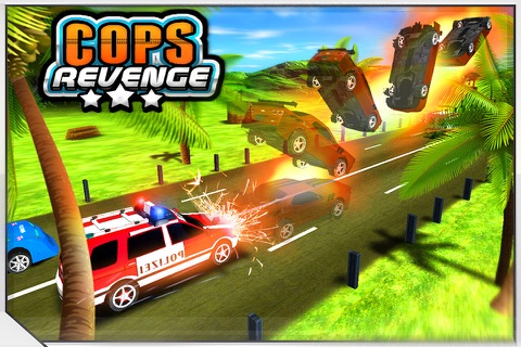 Cops Revenge - Police Car Demolition on Highway ( A Game for Destruction Lovers ) screenshot 4