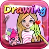 Drawing Desk Moxie Girlz : Draw and Paint Fashion Dolls on Coloring Book For Girls