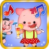 This Little Piggy - fingers & toes nursery rhyme with lyrics