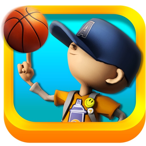 Cartoon Street Basketball - Real Basketball Games for Kids Free