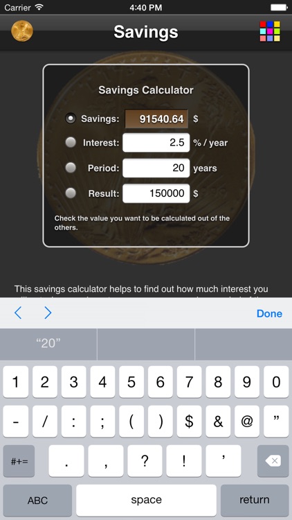 Savings Calculator screenshot-3