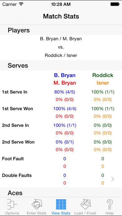 My Tennis Stats Screenshot 1