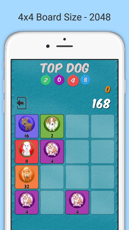 Top Dog 2048 - Multiple Board Sizes and Multiplayer Support
