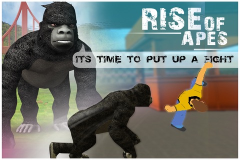 Rise Of Apes ( 3d animal rampage game for destruction lovers ) screenshot 3