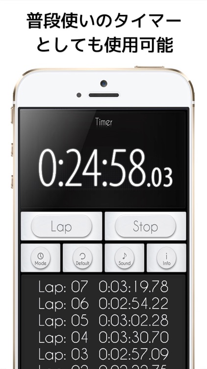 ToeicStopWatch：ストップウォッチ/タイマー for TOEIC