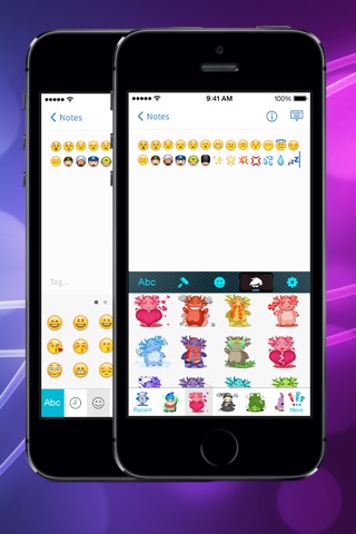 Color Vibes Keyboard - experience typing with the best custom themes extension, top stickers and emoji screenshot 2