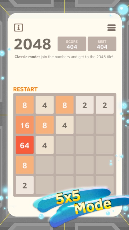 2048 Number Puzzle game + Best 2048 app with unlimited undo feature, 5x5 mode, time survival mode plus #1 multiplayer screenshot-3