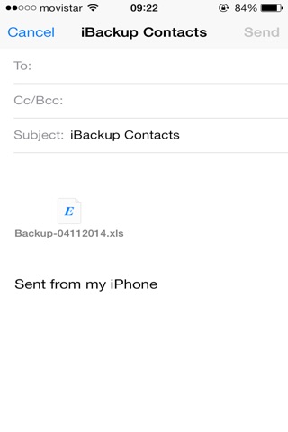 iBackup Contacts screenshot 4