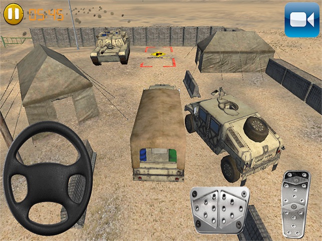 Army Trucks Emergency Parking : Battle-Ground  Rumble. Play Real Redline Game, game for IOS