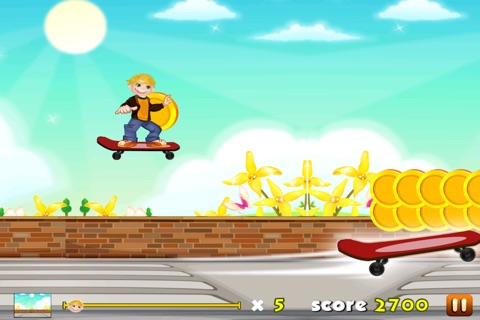 Extreme Skater Kid Surfers Free - Epic Speed Journey Mission screenshot 3
