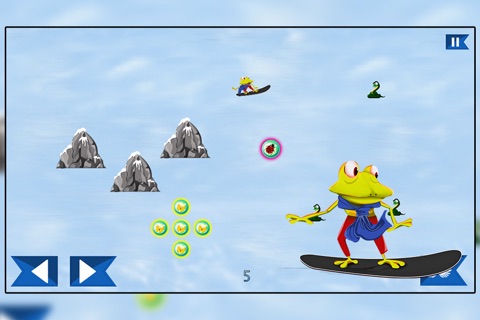 Super Froggy Ski : The Snow Forest Fun Escape Race - Free screenshot 4