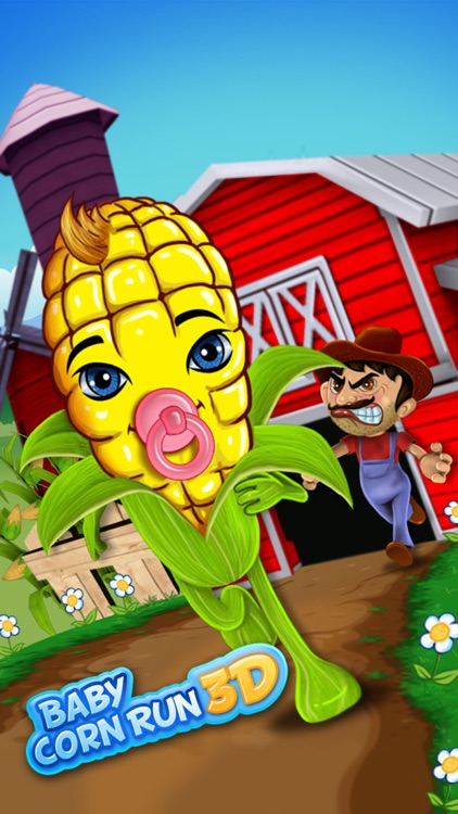 ``Baby Corn Run 3D Farm Race - Real Vegetable Endless Runner Dash Racing Free by Top Crazy Games