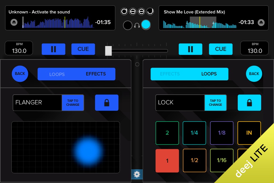 deej Lite - DJ turntable. Mix, record & share your music screenshot 4