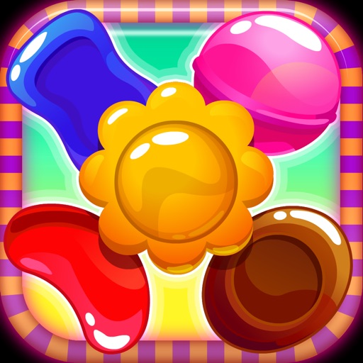 Sweet Yummy Candy Drop - Sweetest Smash Puzzle Match Game icon