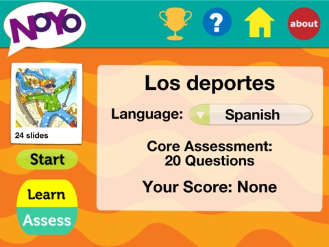 Noyo Spanish Vocab Builder - Beginner screenshot 2