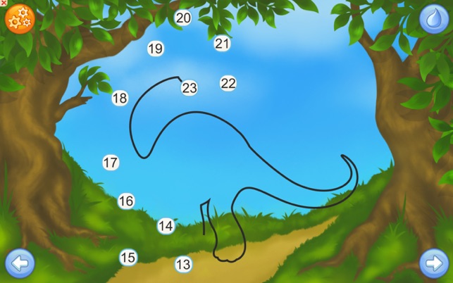 Dinosaurs - Connect the Dots and Add Colors - Free(圖2)-速報App