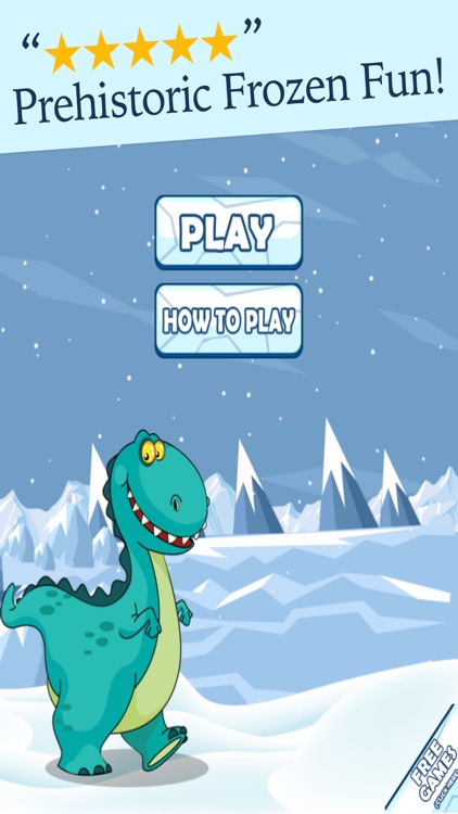 A Little Dino Frozen Trail FREE - The Baby Pet Dinosaur Game for