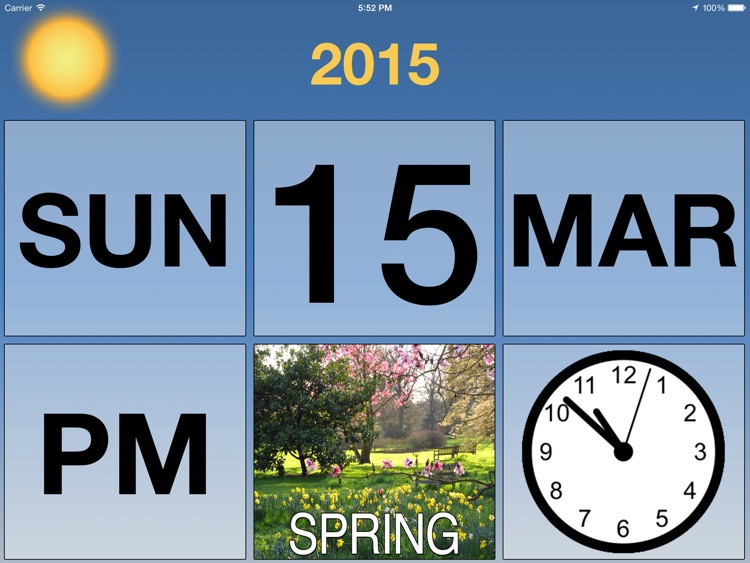 Dementia Calendar Clock