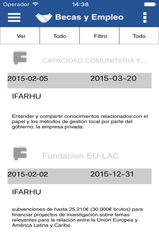 Becas y Empleo screenshot 2