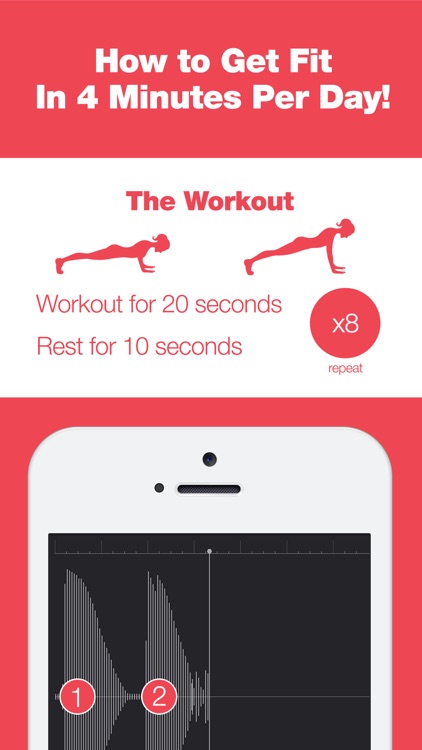 Push Ups Pro - 90 Day Workout Challenge - Get Fit in 4 Minutes Per Day with Intensive Tabata Interval Training