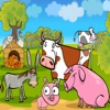 Farm Animal Shape Puzzle - Educational Learning Games For Kids In Preschool & Toddlers Free